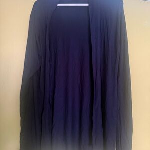 Lightweight Open Front Cardigan - Navy